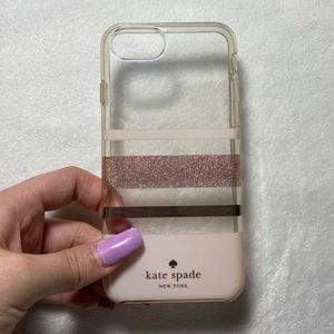 Kate Spade NY iPhone 6/6s/7 Case (clear/pink)
